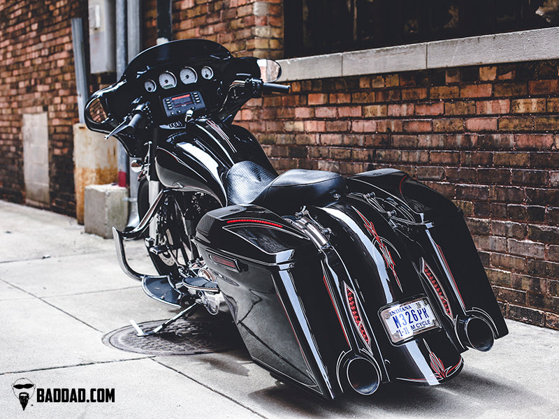 Street Glide stretched saddlebags