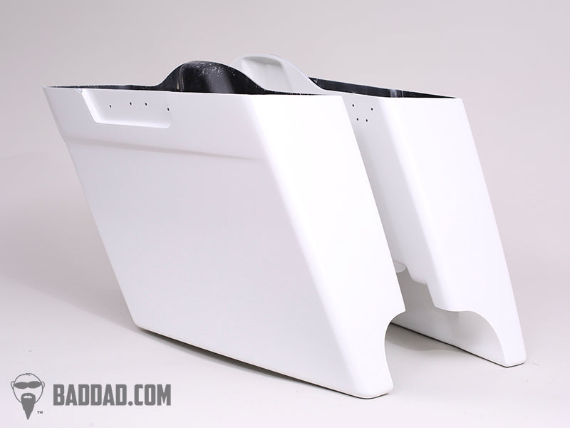 Moto Onfire Stretched Saddlebags, Black Cherry Fit for