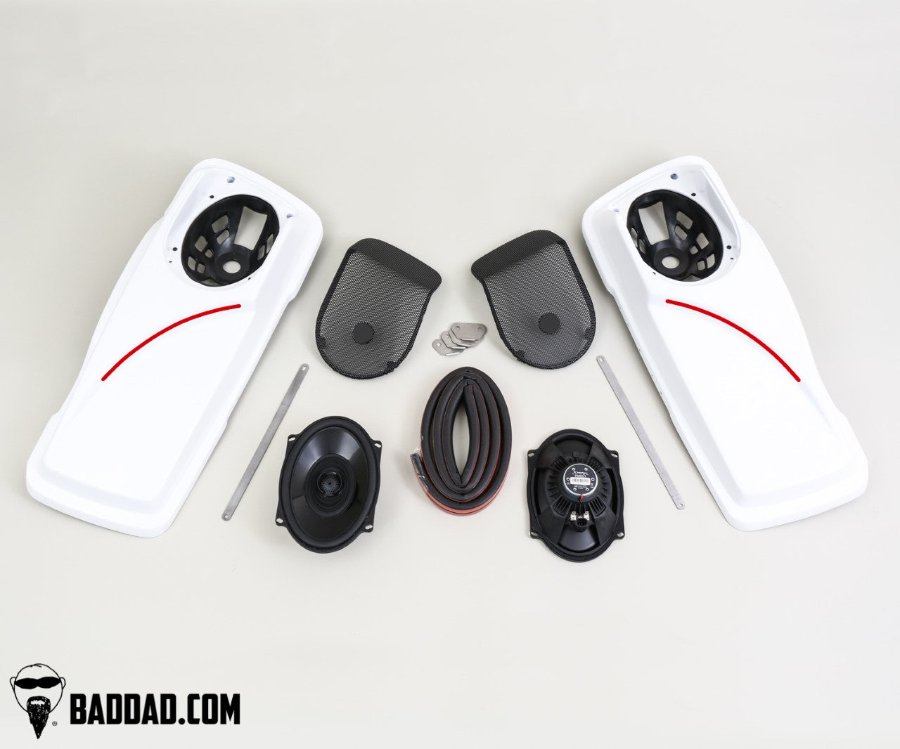 Complete Speaker Lid Package with Flush Lights 1993-2013