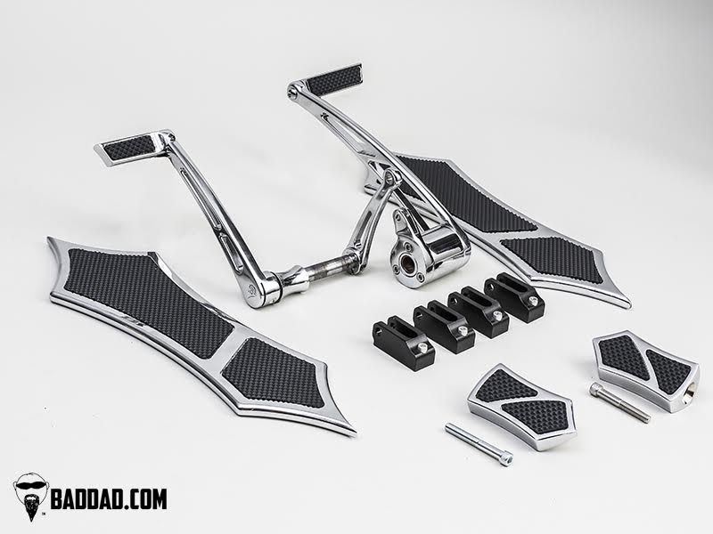 Forward Controls with Toe Shifter & 966 Floorboard Kit