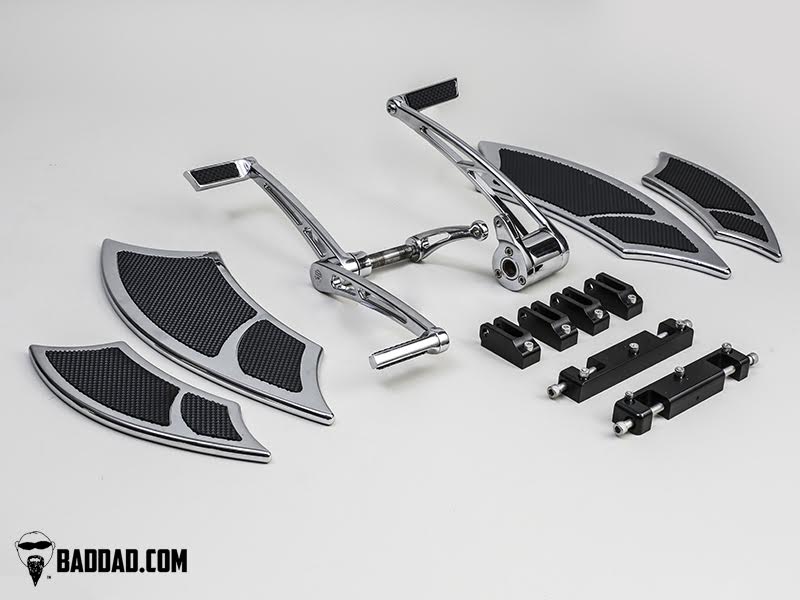 Forward Controls with Heel-Toe & 992 Floorboard Kit