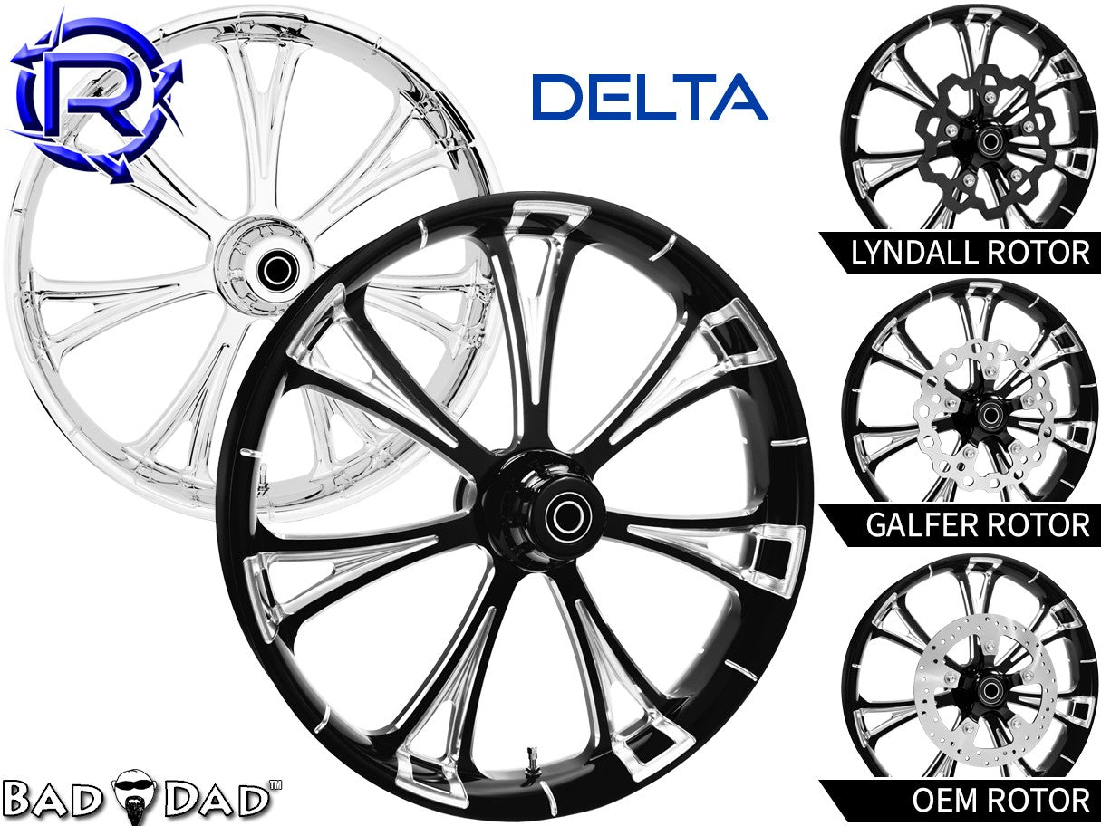 18" 180mm Wide Tire With Wheel & FREE Paint