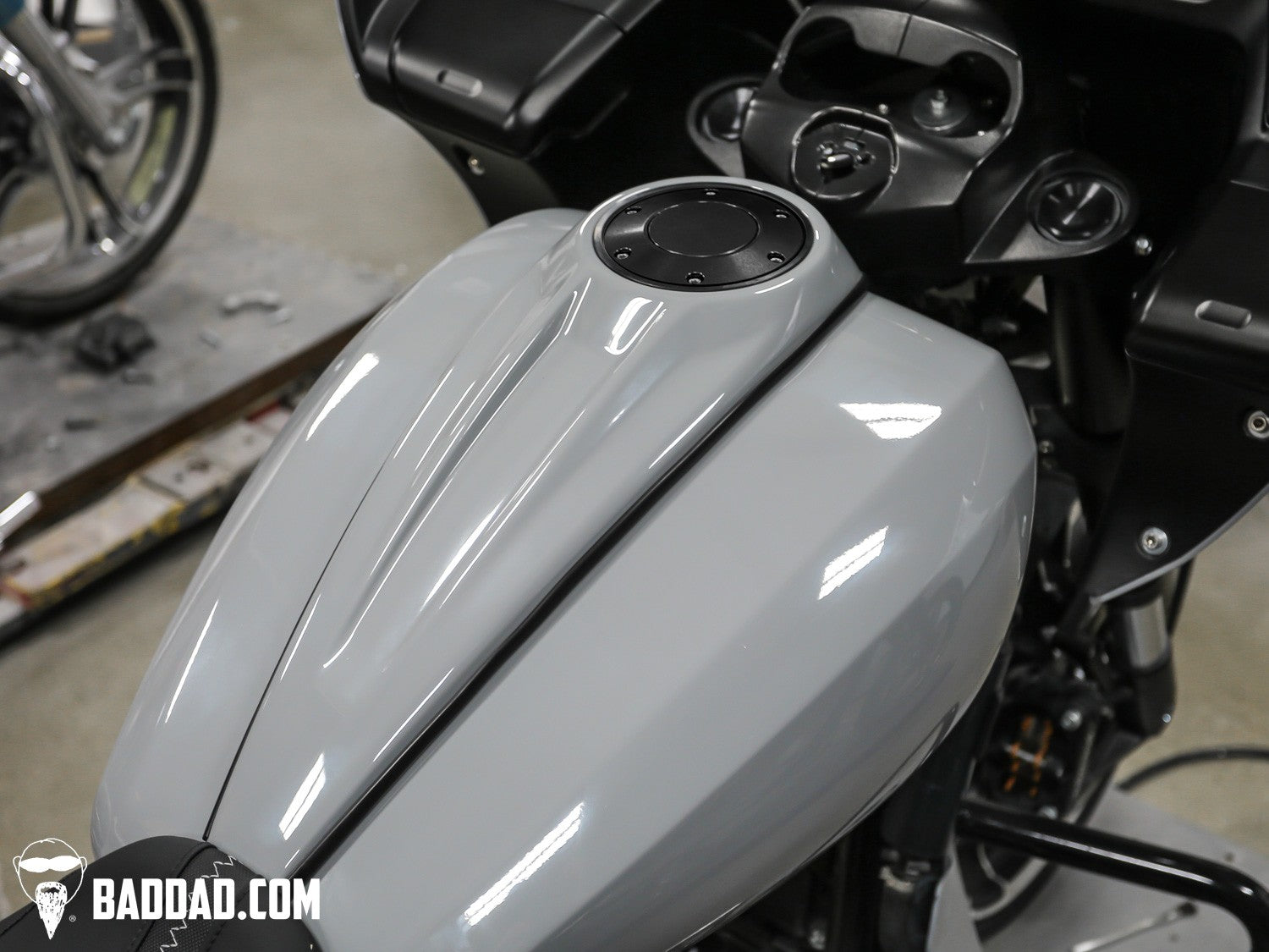Bagger gas cap