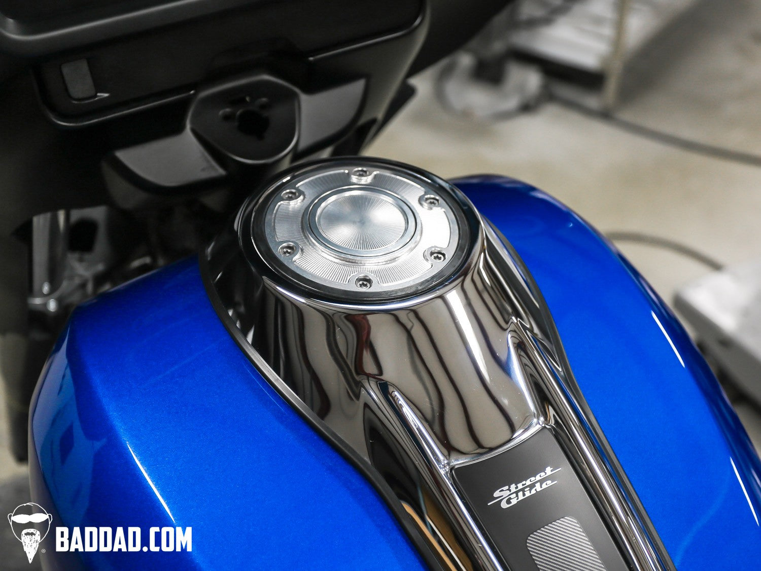 Street Glide pop up gas cap