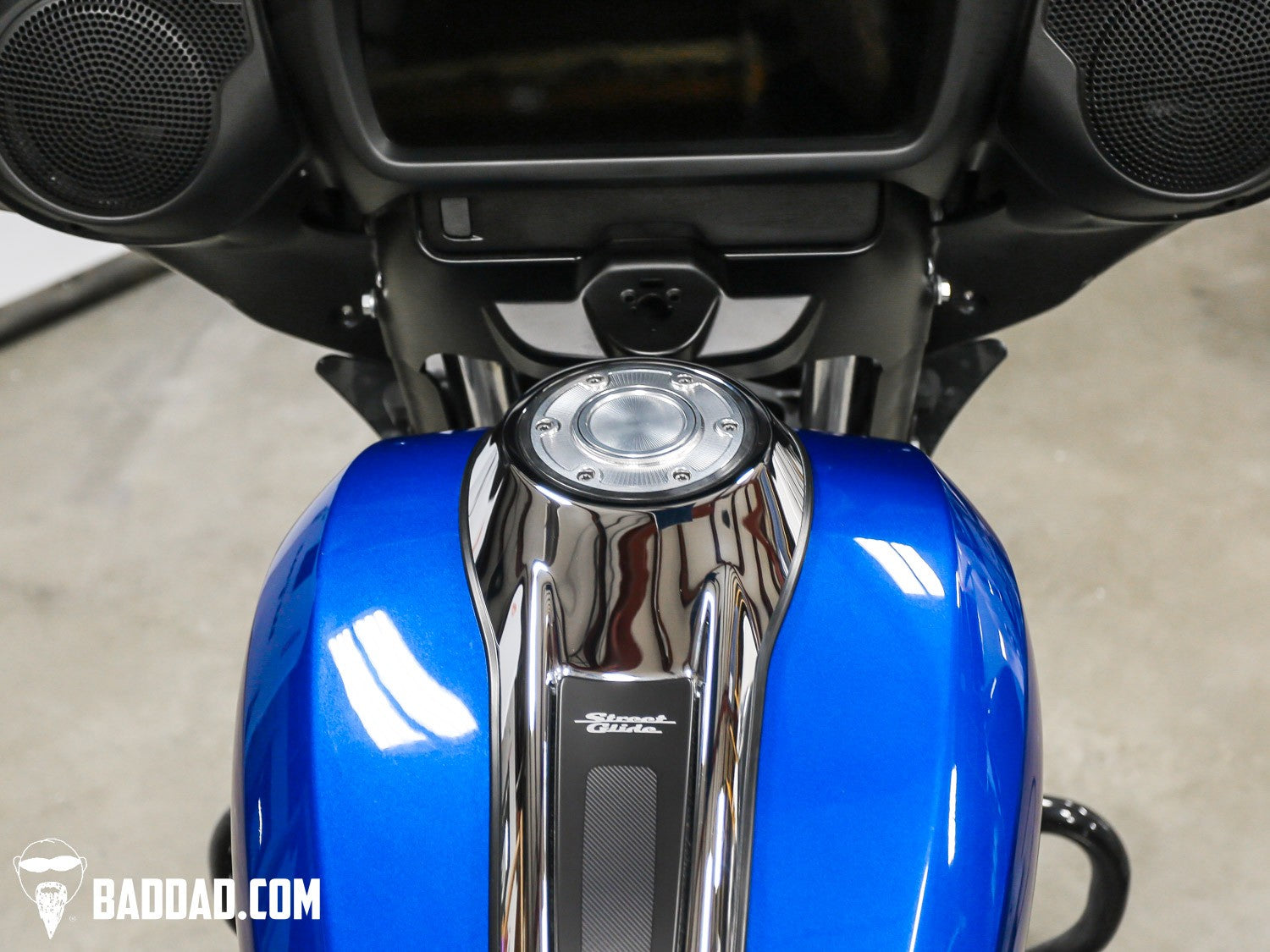 Street Glide pop up gas cap