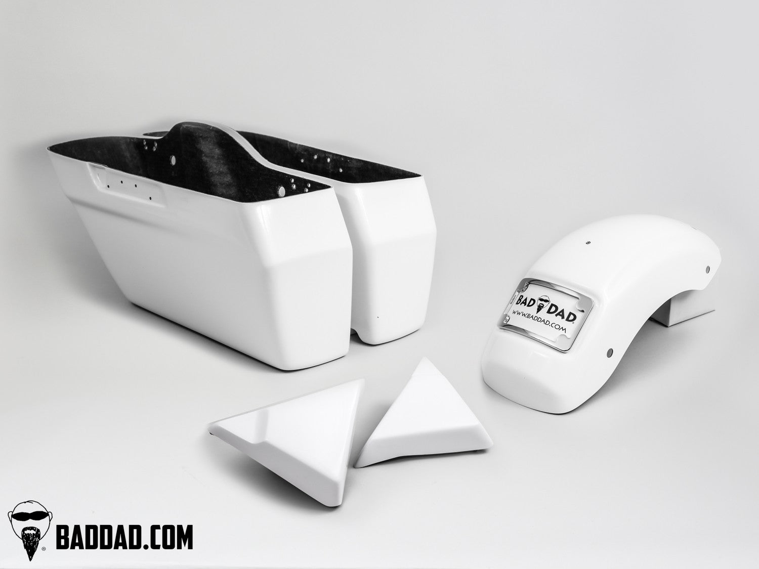 Harley chopped saddlebag kit