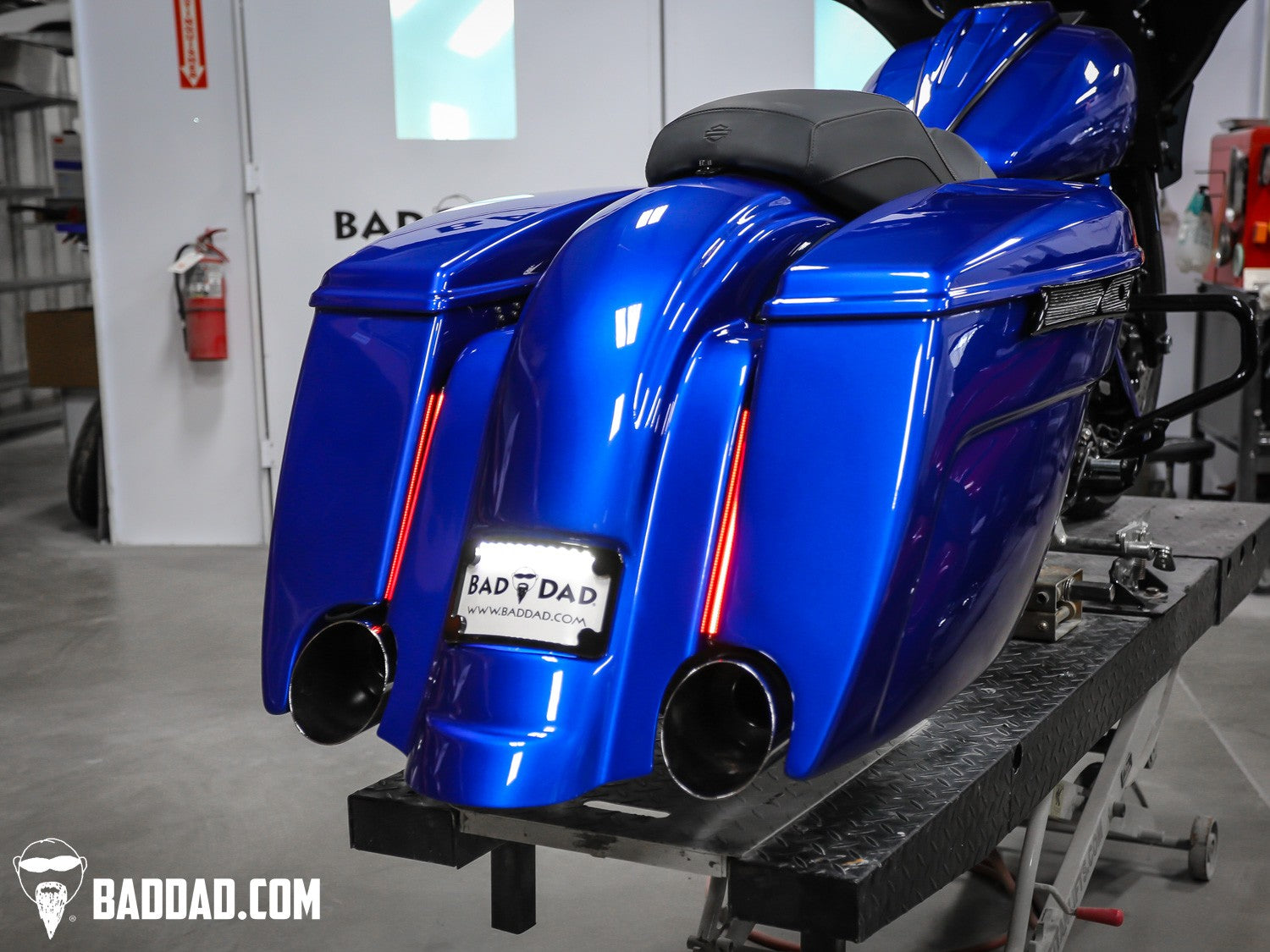 Stretched saddlebag rear end kit