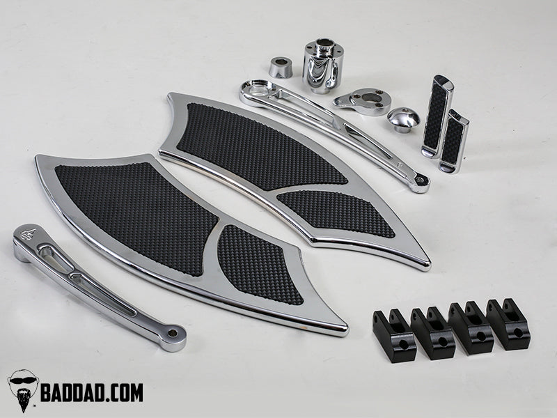 Forward Controls with Toe Shifter & 992 Floorboard Kit (Dealer)