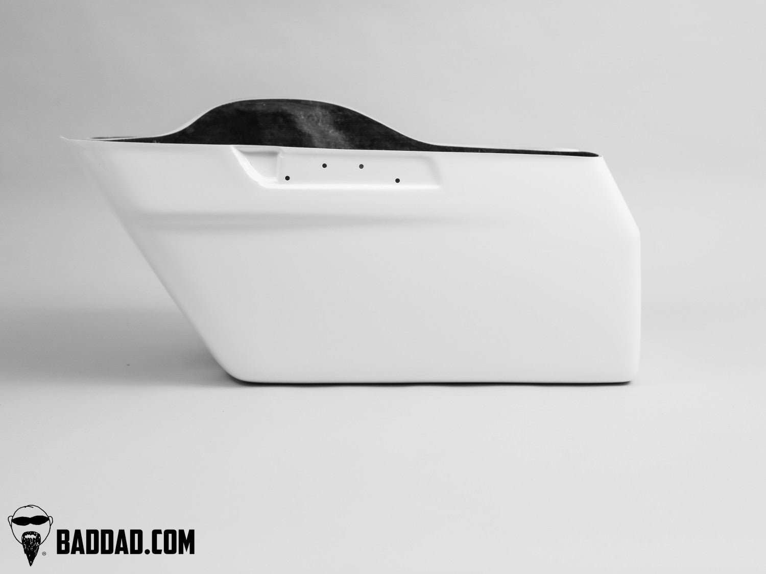 Custom chopped saddlebags