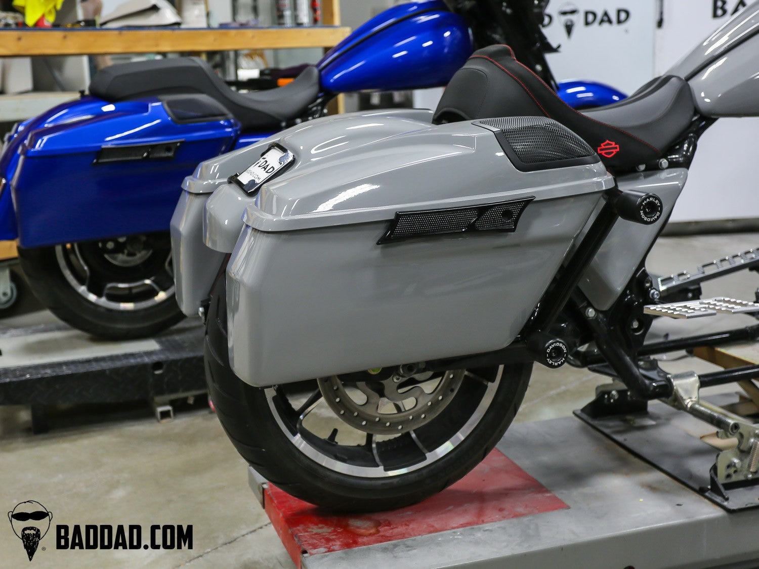 Street Glide chopped bags