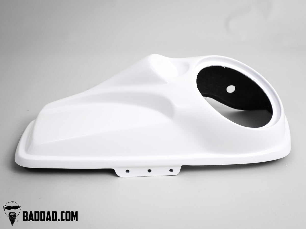 Street Series 8" speaker lid side profile with bolt-on mounting tab