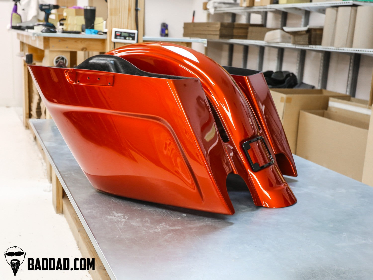 Vantage Series Kit painted Whiskey Fire, front three-quarter view