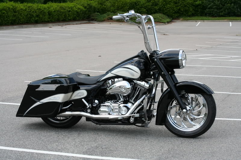 Road King Stretched Headlight Nacelle Spear | Bad Dad | Custom Bagger