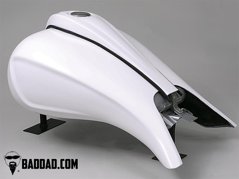 Stretched Tank Shrouds Covers 96-2007 Flh Harley Davidson Touring Models 5 Gal