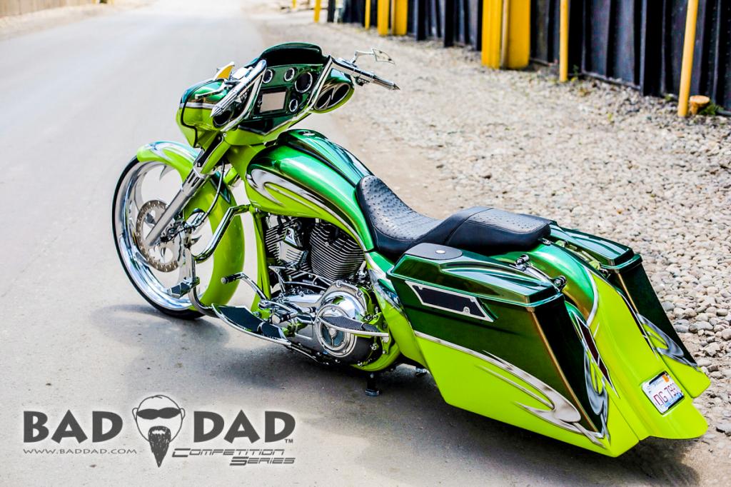Competition Series Stretched Saddlebags for 1993-2013 | Bad Dad | Custom  Bagger Parts for Your Bagger